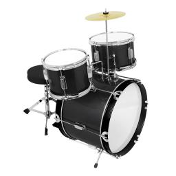 Bateria em tamanho completo para iniciantes, iniciantes, pedais, pratos, stands, fezes, varas para adultos, crianças, iniciantes aprendendo - Image 2