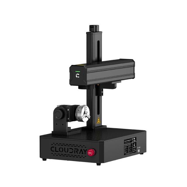 Cloudray 30w MAX tudo-em-um máquina de marcação portátil fibra laser gravar em aço inoxidável alumínio jóias pet tag marca