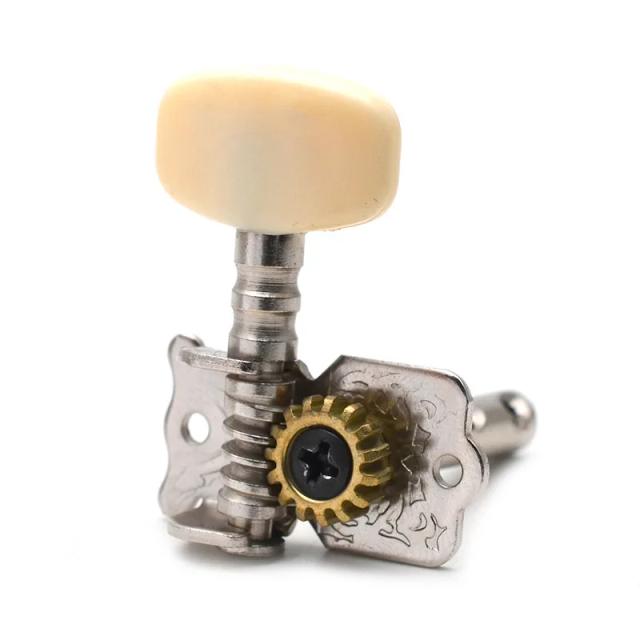 Knob de Guitarra Spinning para Ukulele de Madeira com Design Padrão - 1 Peça de Corda Upwind