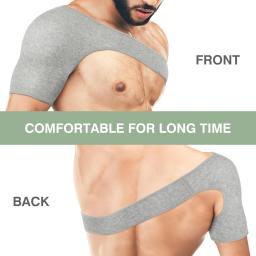 Equipamento de fitness ombro suporta imobilizadores ajustável dupla proteção almofadas esportivas único quente alças protetoras cinto - Image 3