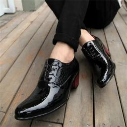 Tênis de salto grosso para homens, salto fino, tênis de skate, vestido formal, esporte, marcas globais, traning, atacado - Image 2