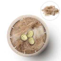 1 pacote de material de nidificação de pássaros 40g, ninho de material de aninhamento de juta/fibra, pássaros, canários, pinhores, ninho cheio de grama, gaiola de pássaros - Image 1