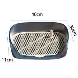 WC Portátil com Parede de Proteção para Animais de Estimação, Training Pad Holder, Lavatório, Litter Box, Trainer Corne, Cão e Gato, Interior e Exterior - Image 6