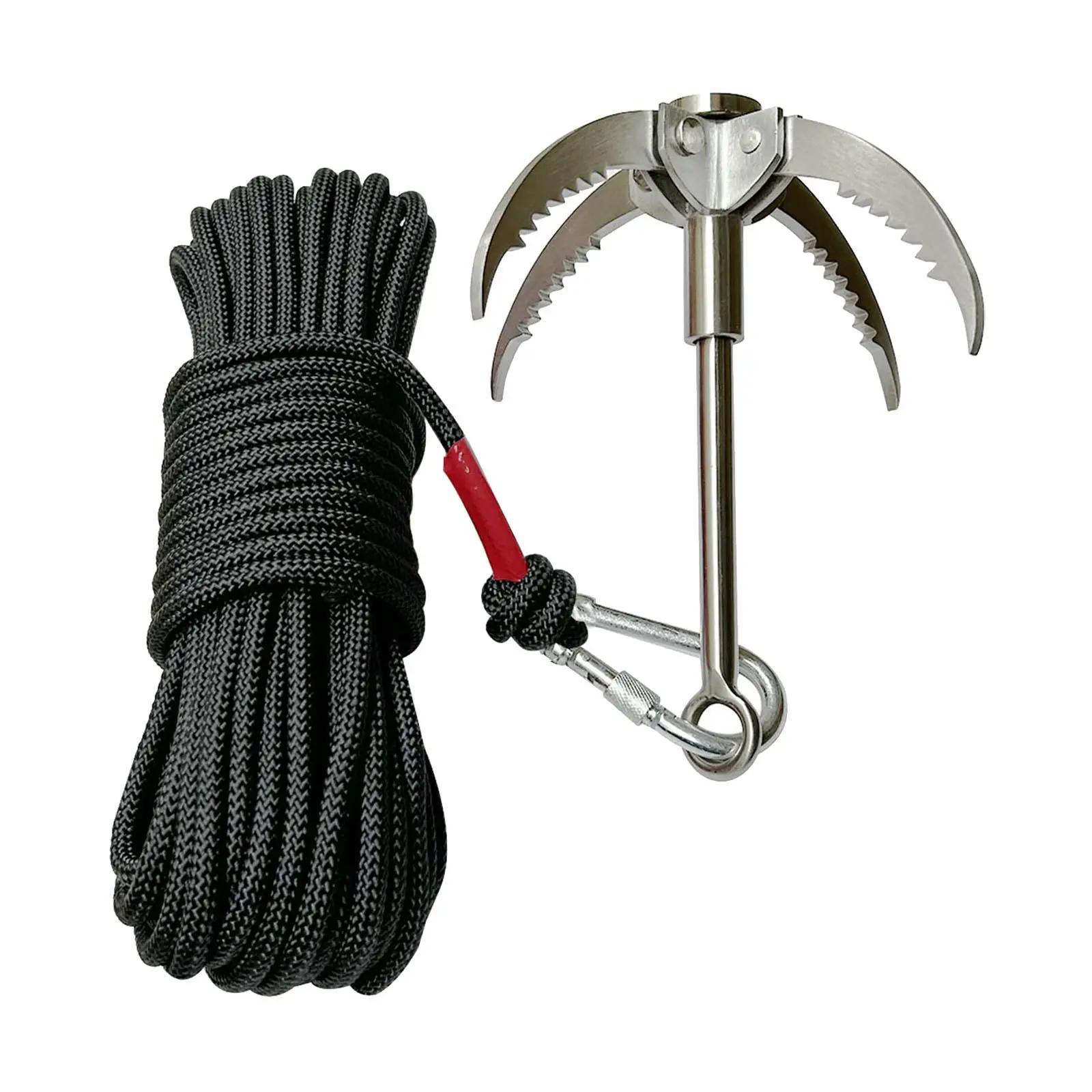 Equipamento de escalada em rocha, Catch Anchor Hook for Salvage, Subaquático, Sobrevivência ao ar livre, Camping Tree, 20m - Image 1