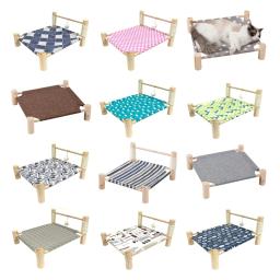 Almofada assento cama gato lavável cama elevada pano substituível removível - Image 1