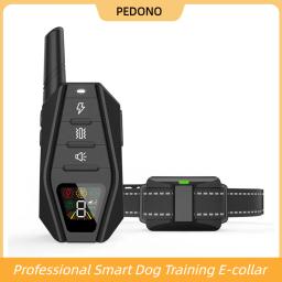 PEDONO Dog Training Collar, Controle Remoto Dog Shock, Beep Vibração, Estática, Impermeável, Anti Casca, Coleira Elétrica para Cão - Image 1