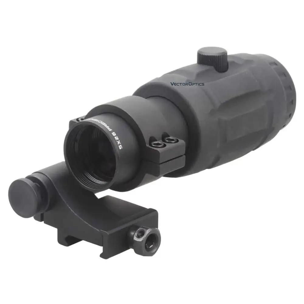Óptica do vetor tático ajustável red dot sight 5x lupa rifle escopo colimador optial riflescope - Image 1