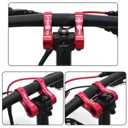Extensão do guiador da bicicleta, liga de alumínio, ajustável, haste dupla, 25.4mm, ultra-leve, bicicleta dobrável Stem Riser - Image 6