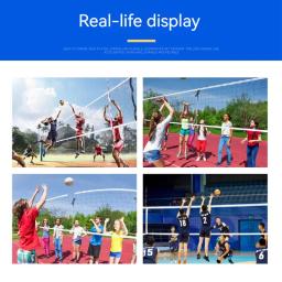 950*100cm rede de vôlei portátil rede de malha de náilon para praia quintal vôlei tênis badminton esportes ao ar livre suprimentos - Image 4