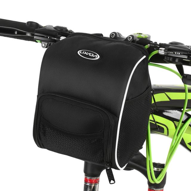 Saco Dianteiro para Bicicleta com Capa de Chuva e Grande Capacidade para Guiador