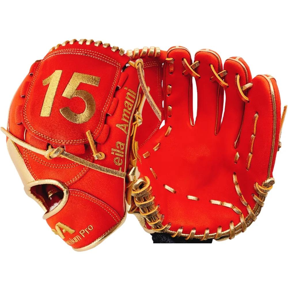 Fabricante de luvas de beisebol de couro Kip por atacado personalizado - Image 1