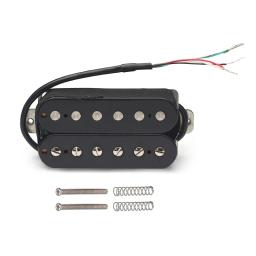 Humbucker-Alnico 5 Captador de guitarra elétrica, Captador de bobina dupla, V, Peças pretas - Image 6