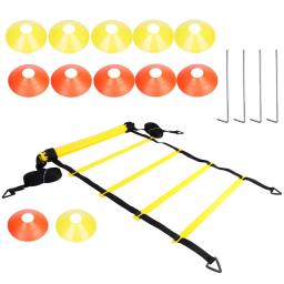 Equipamento De Treinamento De Agilidade Para Equilíbrio De Velocidade Footwork, Futebol, Cones De Disco, Escada, Calha, Corrida, Guarda-chuva, Fitness - Image 2