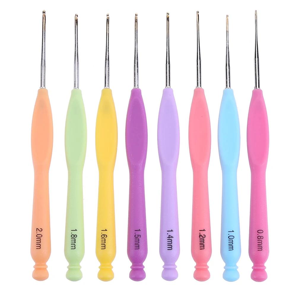 Kit de ganchos de crochê com saco de armazenamento alça macia agulhas de crochê fio tecer agulhas de tricô conjunto diy ferramenta de tecelagem - Image 1