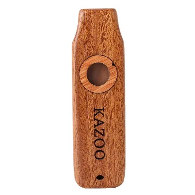 Kazoo Classique de Madeira: Flauta e Gaita Musical para Crianças, Ideal para Iniciantes e Acompanhamento de Ukulele e Guitarra