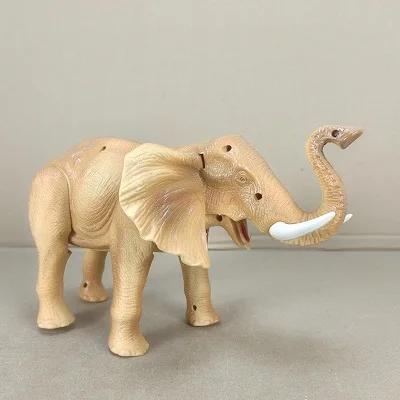Brinquedo Elefante Elétrico Infantil Plástico Educacional Anda 1 Peça