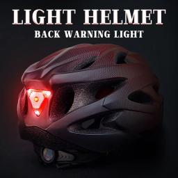 Capacete de bicicleta com luz LED para adulto, capacete de ciclismo leve, respirável, colorido, capacetes de bicicleta, acessórios, apto para 58-62cm - Image 1
