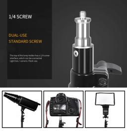 Suporte leve dobrável para softbox, led, tela plana, lâmpada de anel selfie, resistente, moldura leve, todo o metal, fotografia, 2,88 m - Image 5