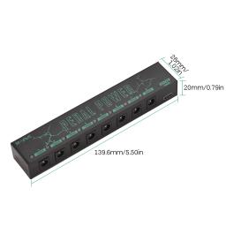 M-VAVE-PEDAL Fonte de alimentação Pedal de guitarra, 8 DC isolado, 9V, 100mAh ou 300mAh saídas, peças e acessórios de guitarra portáteis - Image 4