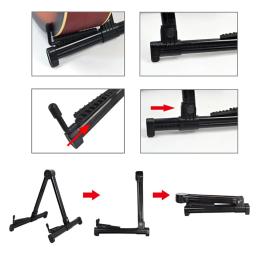 Tripé antiderrapante para guitarra elétrica, suporte universal, instrumento dobrável, acessório para guitarra acústica, banjo, baixo, ukulele - Image 6