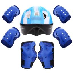 Conjuntos de Proteção Joelho e Cotovelo, Capacete de Segurança, Bicicleta, Scooter, Patinação, Conjuntos de Engrenagens Protetoras, Ciclismo de Bicicleta, Guarda de Pulso, 7Pcs, Conjunto - Image 5