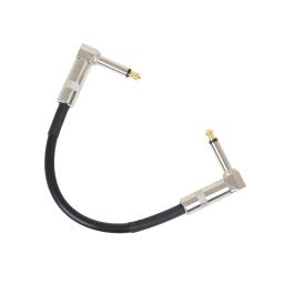 Pedal de Efeitos de Guitarra, Patch Cord Instrumentos, Fio de Efeito Guitarra Elétrica 6,35, Cabeça de Metal, Acessório 15 cm, 30 cm, 50cm - Image 5