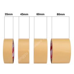 Fita adesiva decorativa Gomada Reforçada, Papel Kraft autoadesivo, Embalagem de selagem de caixa Flatback, 50m por rolo - Image 5