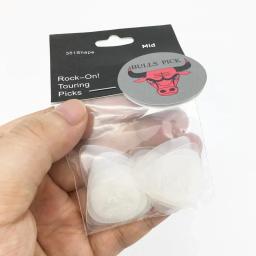 Cordas de guitarra de nylon super duráveis, cabeça de touro, design antiderrapante, mediador acústico cordas de guitarra elétrica, 0,6mm, 12pcs - Image 1