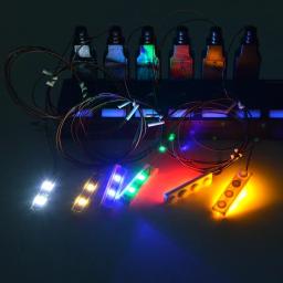 Criativa Luminosa LED Luz MOC Tijolos Fina Piscando Lâmpada, Blocos De Construção Do Porto Luzes DIY Bloco Clássico Brinquedos, 1x4 - Image 2