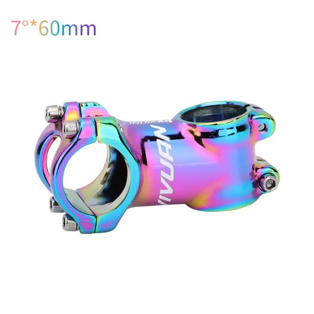 Guidão de Alumínio Ultra Leve para Mountain Bikes - 720mm, Design Horizontal e Estilo Andorinha com Acabamento Colorido