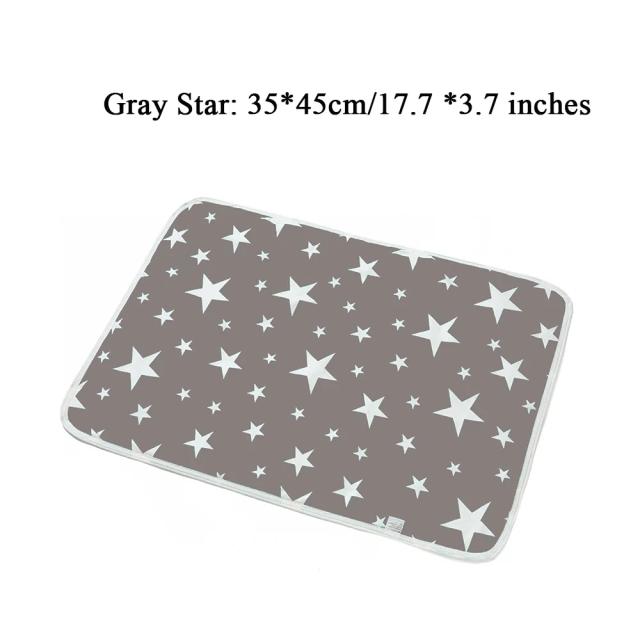 Almofadas Absorventes Laváveis para Pequenos Animais: Forros de Gaiola e Tapetes para Coelho, Cobaia e Hamster 1Pc