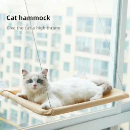 Camas Suspensas Respiráveis para Animais de Estimação, Suprimentos Bonitos, Hammock Cozy, Shelf Seat Bed, Sem Cheiro, Resistente à Mordida - Image 4