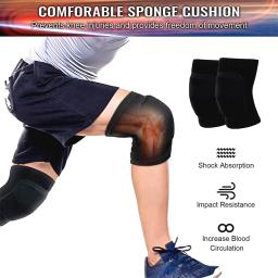 1 par de joelheiras de vôlei para dançarinos, joelheira macia e respirável para futebol, yoga, tênis, corrida, ciclismo, academia, treino, escalada - Image 3