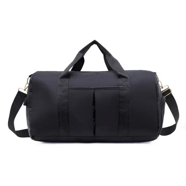 Bolsa de Nylon Impermeável para Atividades Esportivas: Ideal para Homens e Mulheres, com Compartimentos para Yoga, Sapatos e Viagem