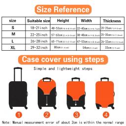 Portátil Mala Covers, Trolley Box Cover Suit, mais grosso Elastic Dust Cover, Acessórios de Viagem, Série Bear, 18-32 "Saco - Image 2