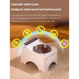 Smart Pet Bowl com Sensor Infravermelho Abertura Inteligente de Tampa Alimentador de Alimentos para Cães e Gatos, Dispensador Anti-Mouse Pet Food, Suprimentos para Cães e Gatos - Image 3