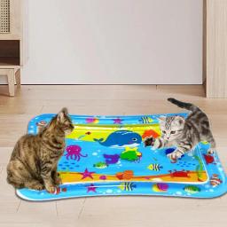 Tapete Sensorial de Água Espessada para Pet, Play Pad, Tummy Mat para Gato e Cachorro, Verão - Image 3