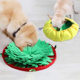 Tapete de Sniffing antiderrapante para animais de estimação, almofada de treinamento de cheiro, cobertor lavável de forrageamento, pet Shop - Image 2