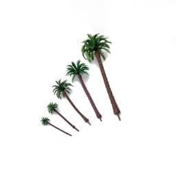 Modelo de árvore transporte, Coconut Palmeira, Cenário Artesanato, Trem Ferrovia Cenário, Projetos DIY, 5 Pcs, 10 Pcs, 20Pcs - Image 4