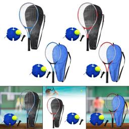 Ténis Treino Rebote Bola com Corda, Auto Prática, Raquete de Tênis Portátil para Parque, Tribunal, Estádio Exercício - Image 3