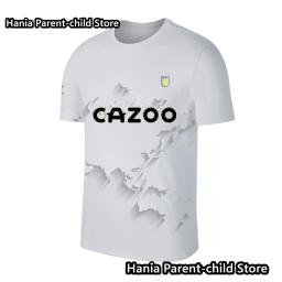 Avfc-manga curta camiseta esportiva para homens e crianças, avfc, camisa de futebol, verão, recém-chegados, 2024 - Image 1