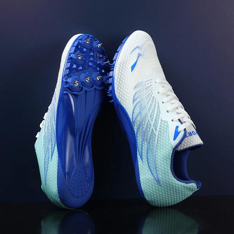 Tênis de Atletismo para Homens e Mulheres, Tênis Spikes, Atleta, Corrida, Treinamento, Leve, Partida de Corrida, Tênis Esportivos Spike, Tamanho 35-45 - Image 1