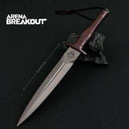 Arena Breakout Assalto Facas Arma, Metal Toy Espada, Coleções Ornamento, Periféricos de Jogo, Artesanato Presente, Cos Prop, 22cm - Image 1