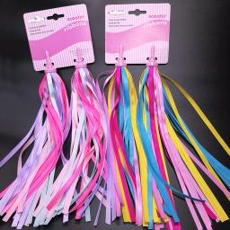 Bicicleta colorida guiador fita com borla para crianças, decoração bicicleta, ciclismo acessórios, 2pcs - Image 5
