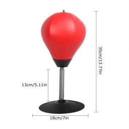 Saco de perfuração com ventosa e suporte, Bola de velocidade de boxe, Equipamento de boxe para adultos e crianças - Image 6
