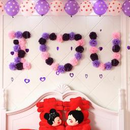 Bolas de papel de pompom para decoração de festas, 1 peça, 4/6/8/10/6/7 polegadas, decoração de festas de aniversário, casamento, lembranças, decoração faça você mesmo - Image 3