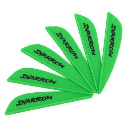 Air Groove Rubber Arrow Vanes para arco e flecha, caça com arco, acessórios de tiro, 2.5 Polegada, 50pcs por caixa - Image 5