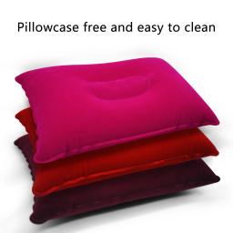 Inflável Air Pillow para Camping, Neck Stretcher, Encosto travesseiro para viagens ao ar livre, Head Rest Support, PVC Nylon, cama de dormir - Image 1