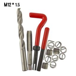 Kit de inserção de reparo de rosca métrica Helicoil Car Pro Coil Tool Kits, M5, M6, M8, M10, M12, M14, 15 peças, 20 peças, 30 peças - Image 6