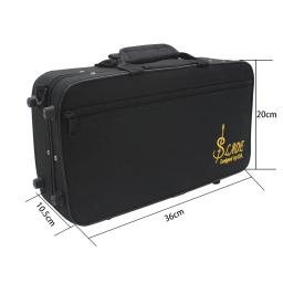 SLADE-Armazenamento Clarinete Maleta, Oxford Pano, Bolsa impermeável, Square Box, Woodwind Peças Instrumento e Acessórios - Image 2
